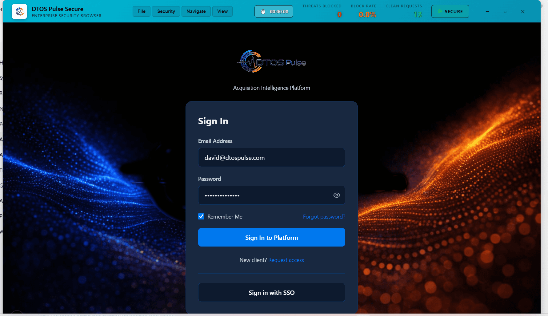 Zero-Trust Authentication - Secure Browser Login